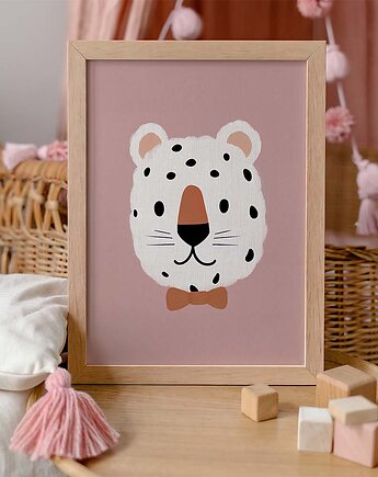 Plakat Przyjaciel Gepard  - Plakaty Na Ścianę Dla Dzieci, Dekoracjan