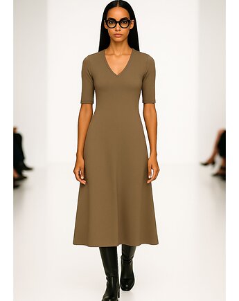 Sukienka  cappuccino  YY300040, YULIYA BABICH