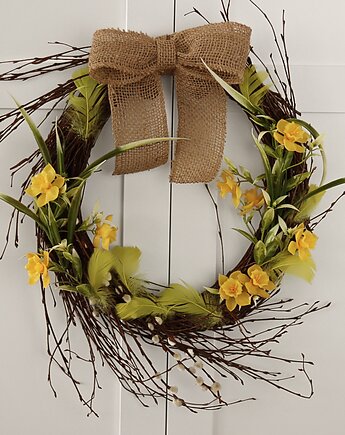 Wielkanocny wianek na drzwi, U.to ceramika