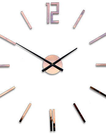 Zegar ścienny Carlo Brązowe Lustro 75 cm, ModernClock