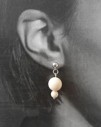 Kolczyki FANABERIA  kamień rzeczny, modesign