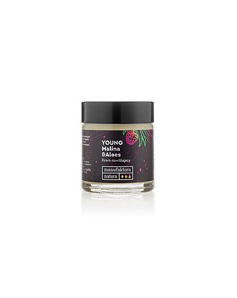 Krem Nawilżający Young Malina&Aloes, ManufakturaNatura