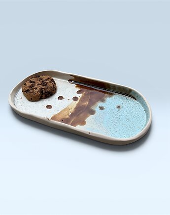 Ręcznie wykonany talerz ceramiczny, NOWdeco