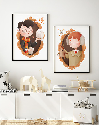 Zestaw 2 plakatów - Harry Potter, HOG STUDIO