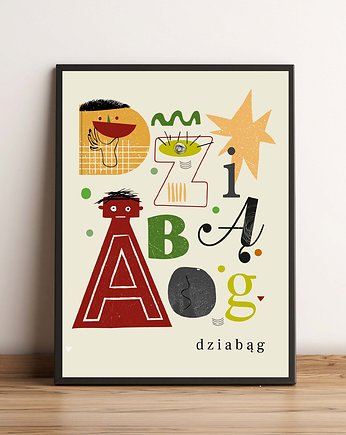 obrazek  dla dziecka dziabąg, polkastudio