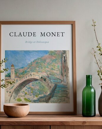 PLAKAT Claude Monet,  sztuka ścienna, impresjonizm, black dot studio