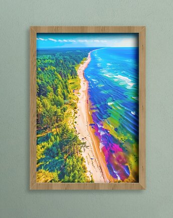 Plakat - Plaża na Helu, Harry Monkey