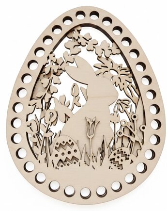 Spód Dno do Koszyczka Wielkanocnego Szydełkowania Baza Ażurowa 3 WARSTWY, smxdsgn