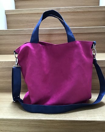 Torba na ramię - fuksja, kobalt, PRACOWNIA 166