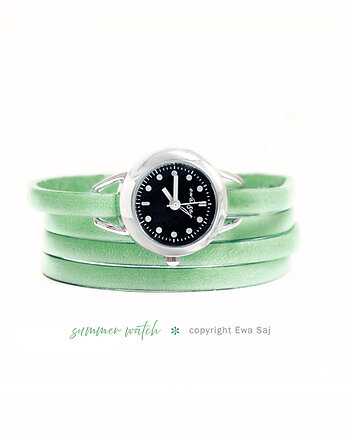 Summer simple  -zegarek -green, Ewa Saj Fotografie