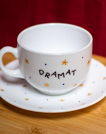 Filiżanka ze spodkiem "dramat", megurum.art