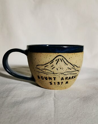 Kubek górski Arrarat - 5137 m, szkliwiona_art