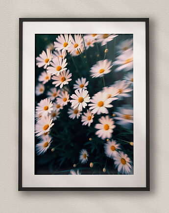 Plakat Białe kwiaty  - Aesthetic Dreamcore Art, DAPIDOKA