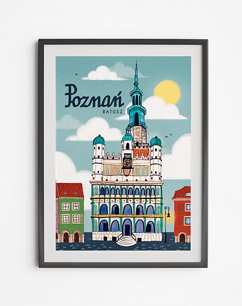 Plakat Poznań Ratusz, LOVE POLAND DESIGN