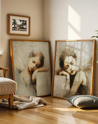 Zestaw plakatów - Anioły   (set240), raspberryEM