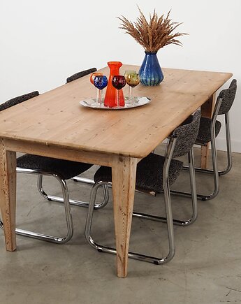 Stół sosnowy, duński design, lata 90, produkcja: Dania, Przetwory design