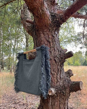 Jesienna torebka The Fringe Bag - zgaszona zieleń, The Waste