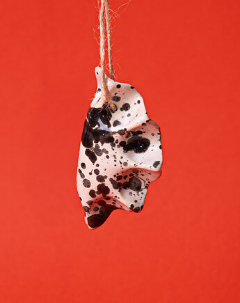 Pieróg ceramiczny na choinkę  dekoracja świąteczna - czarny, Mama Fuego