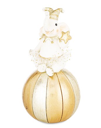 Figurka - słoń na piłce 18,5x9,5x9,5 cm CIRCO-2, MIA home