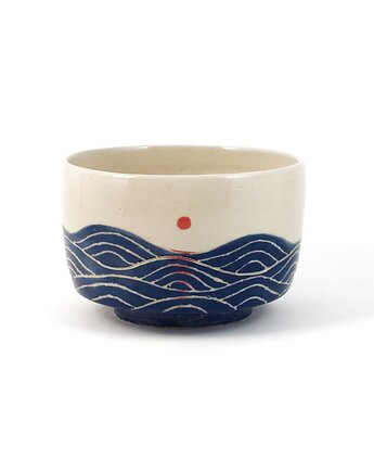 Chawan miseczka do Matchy Morze 300 ml, Lilianna Maciejka