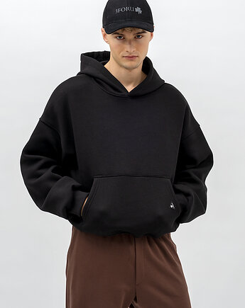 Bluza z kapturem ciepła męska  ,,HALIL" czarna, 3 for U