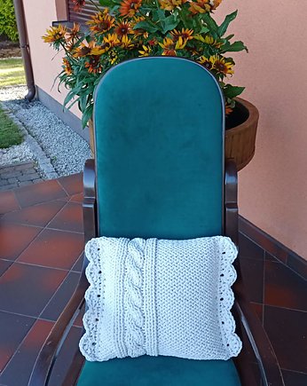 Poduszka dekoracyjna ze sznurka 40cmx40cm, MISZ MASZ Dorota Tyszko