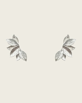 Srebrne kolczyki- Lotos, KOS jewellery