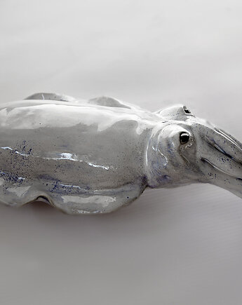 Rzeźba ceramiczna Mątwa handmade, Ewa Duszka