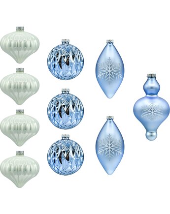 Bombki szklane: lodowy błękit, biel i srebro, Syn Bombkarza