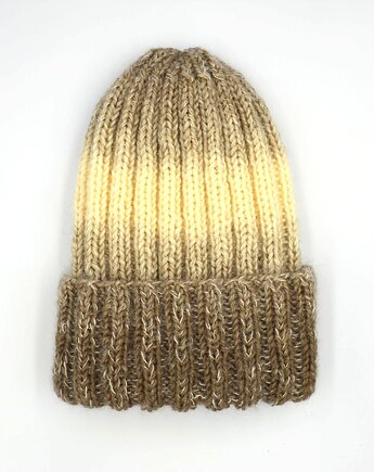 Czapka wełna/jedwab/moher, WOOLLY