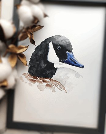 Akwarela gęś, Wiktoria Borys Art