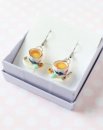 Kolczyki filiżanki ZAMÓWIENIE, Lemon Lovely