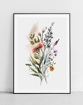 Plakat Barwny bukiet polnych kwiatów, Harvest Maison