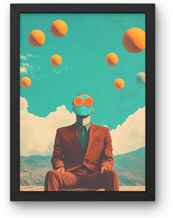 Plakat - Everybody pomarańcze, Harry Monkey