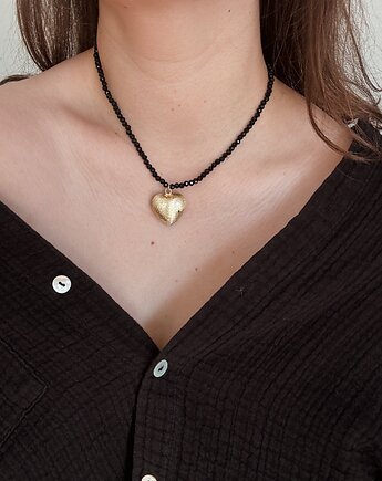Naszyjnik Onyks Serce, Chmolowska Jewellery