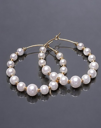 Kolczyki Alloys Collection - Wianki (Pearls) , KiKa pracownia
