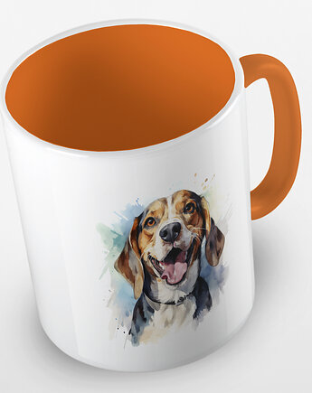 Kolorowy kubek "Beagle" - mix kolorów, Fotobloki and decor