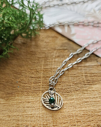 Naszyjnik z palmą i malachitem, REVEAL