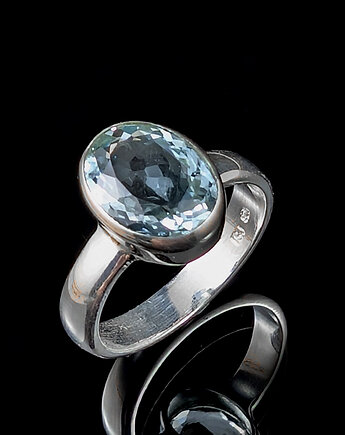 Pierścionek błękitna toń akwamarynu, Pracownia Neores