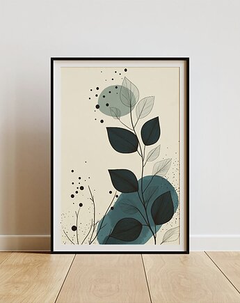 Plakat - Lineart leaves, Harry Monkey