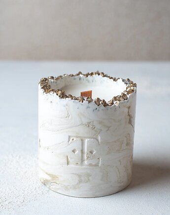 Mała świeca (150g) Gold Cinnamon Crystal, Esti