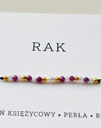 Zodiak bransoletka RAK, Chmolowska Jewellery