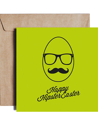 Hipster Easter  Kartka Wielkanocna od PIESKOT, PIESKOT