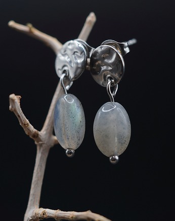 Kolczyki "Moonlight Flash" z labradorytem, Unique