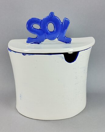 Ceramiczna solnica "Sól", M.J
