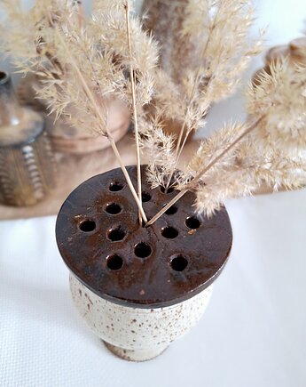 Stojak kwiatowy kwietnik, Wooden Love