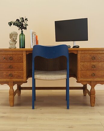 Biurko dębowe, duński design, lata 60, designer: Henning Kj, Przetwory design