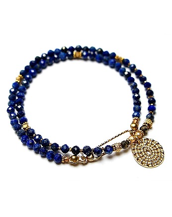 Lapis lazuli  vol. 21 /choker/ 03.02.26 - Szlachetna kolekcja, KiKa pracownia