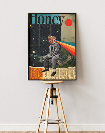 Plakat Wspomnienia - Kolaż Fine Art, DAPIDOKA