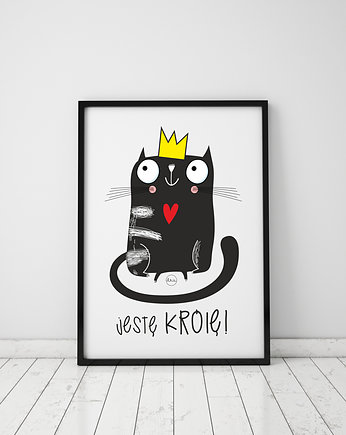 Plakat z kotem. Jestę królę, Love Life and Forest